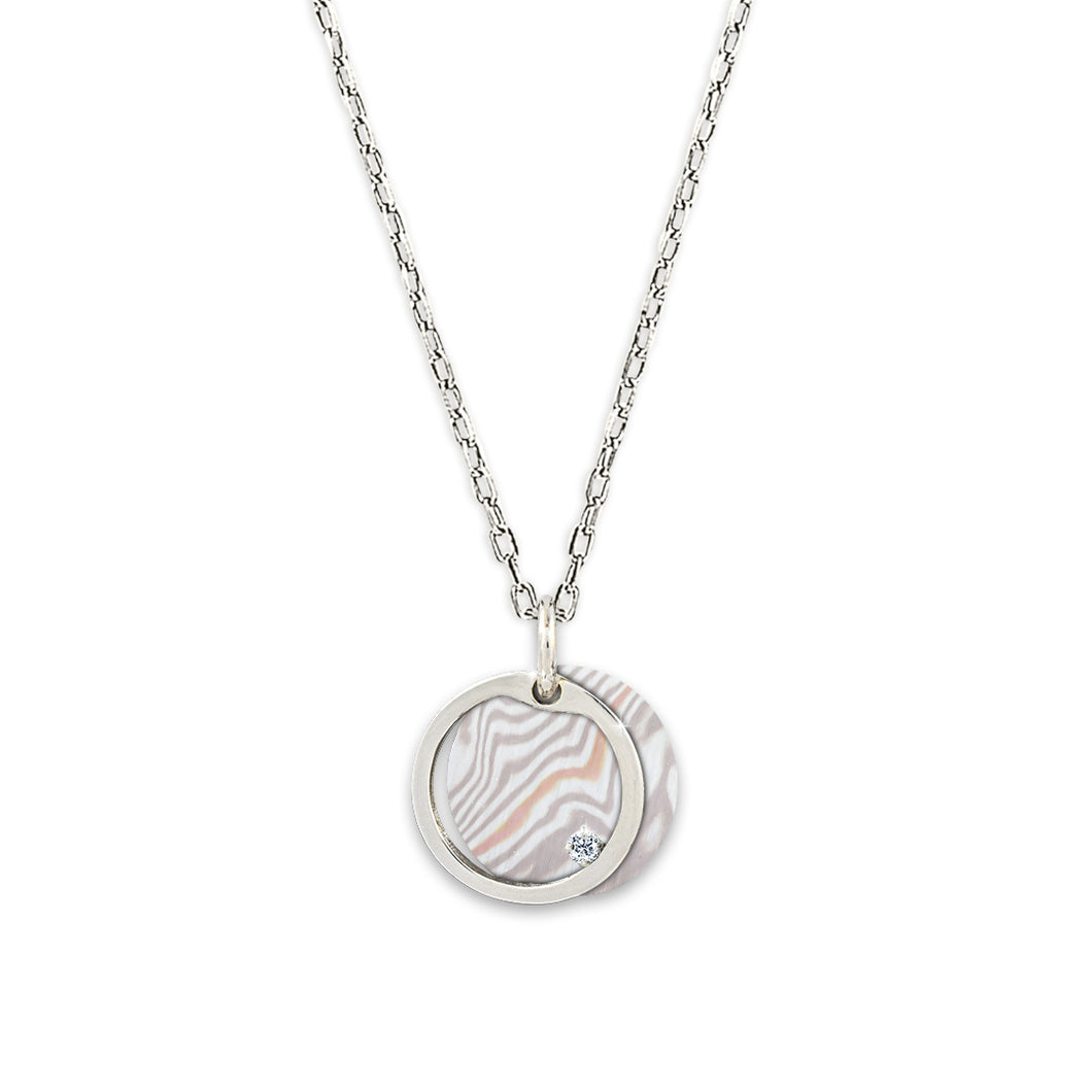 木目かさねペンダント：円