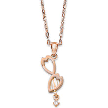 画像をギャラリービューアに読み込む, 桜かさねペンダント(花びら)：ピンクゴールド
