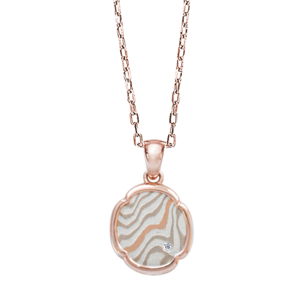 鐔ペンダント：ピンクゴールド